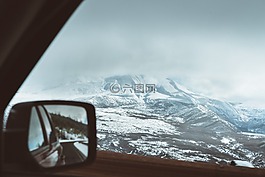 山,景觀,高峰