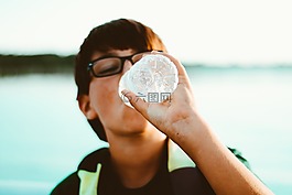 水,男孩,快樂(lè)