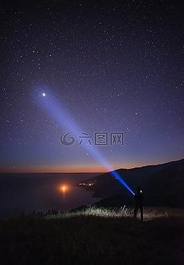 銀河,夜,星星