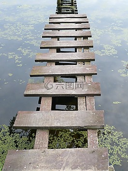 池塘,河,小船