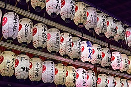日式灯笼,灯,京都