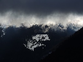 山,景觀,高峰