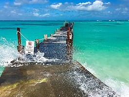 墨西哥,海浪,視圖
