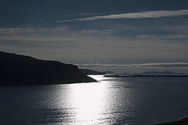 景觀,島,月光