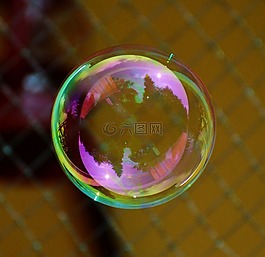 肥皂泡沫,豐富多彩,球