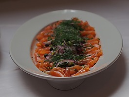 三文魚,腌制,草藥