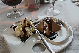 甜點,奶油,美食