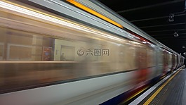 火車,站,騎