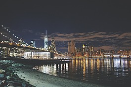 黑暗,夜,城市