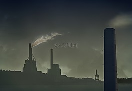 煙囪,污染,空氣污染