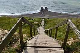 丹麥,北海,懸崖