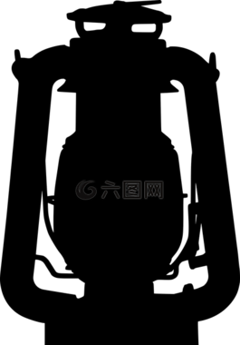 燈,側(cè)影,黑