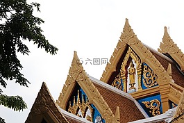 泰國,曼谷,廟