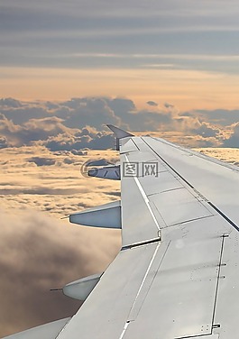 飛機,云,天空