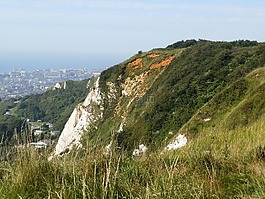 海岸,英國,懸崖
