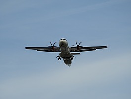 飛機(jī),螺旋槳,天空