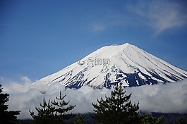 富士山,景觀,富士