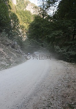 汽車,塵,碎石
