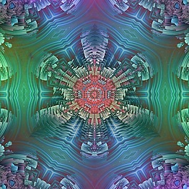曼陀羅,霓虹燈,對稱