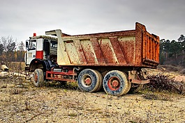 卡車,老,舊卡車