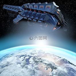 飞船,地球,空间