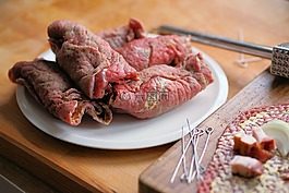roulades,牛肉,肉