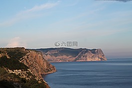 海,山,fiolent