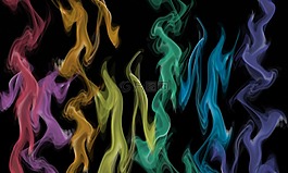 煙,彩虹,顏色