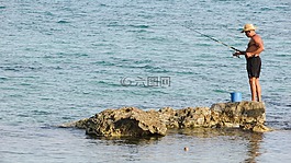 漁,海,釣魚