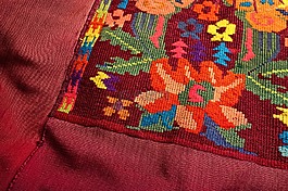 刺繡,花,織物