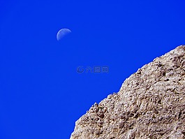 岩,luna,天空