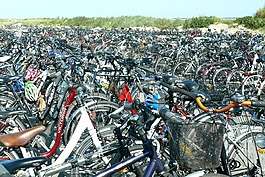 自行車,停車場,輪