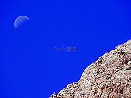 岩,luna,天空