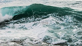 波,海,自然