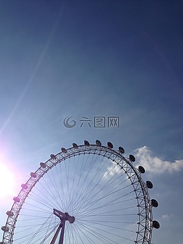 倫敦,摩天輪,夏天