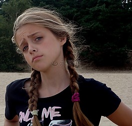 女孩,驕傲自大,手表