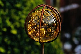 花園,玻璃球,裝飾