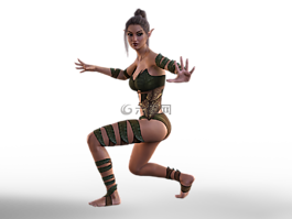 女子,小精靈,構(gòu)成