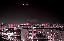 維也納,城市,夜