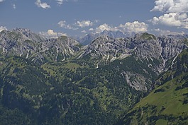 高山,雾号,山