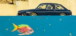 那輛舊車,魚,幻想