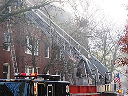 firetruck,階梯,緊急