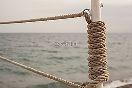 绳子,海洋,宏