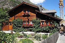 山,木屋,房子
