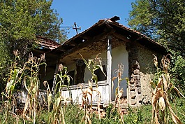 棄,建筑物,損壞