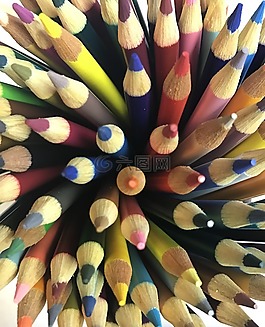 多彩,顏色,鉛筆