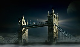 塔桥,伦敦,月球
