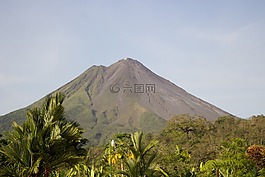 火山,自然,哥斯達黎加