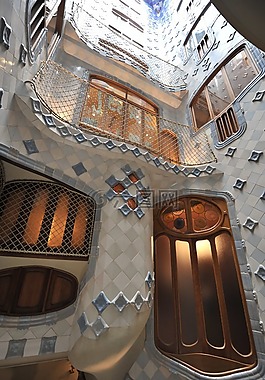 西班牙,battlò,庭院
