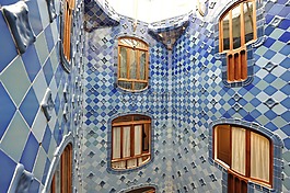 西班牙,battlò,庭院